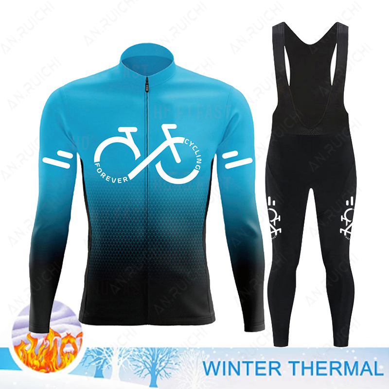 2023 Winter Thermal Fleece Cyc - đánh giá và giá Cycling Gear Jersey