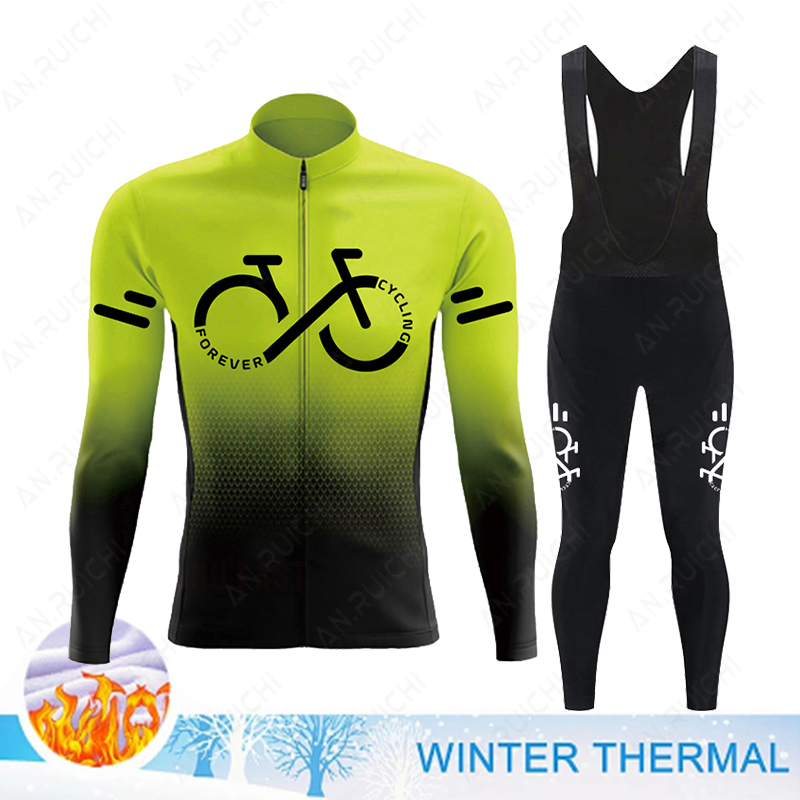 2023 Winter Thermal Fleece Cyc - đánh giá và giá Cycling Gear Jersey